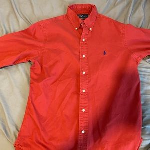 Polo Ralph Lauren red button down sz: medium